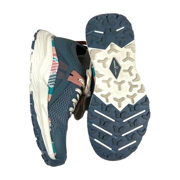 The North Face Women’s VECTIV Hypnum Trail Hiking Running Gray Rose Blue Sz 7.5 - Picture 6 of 6